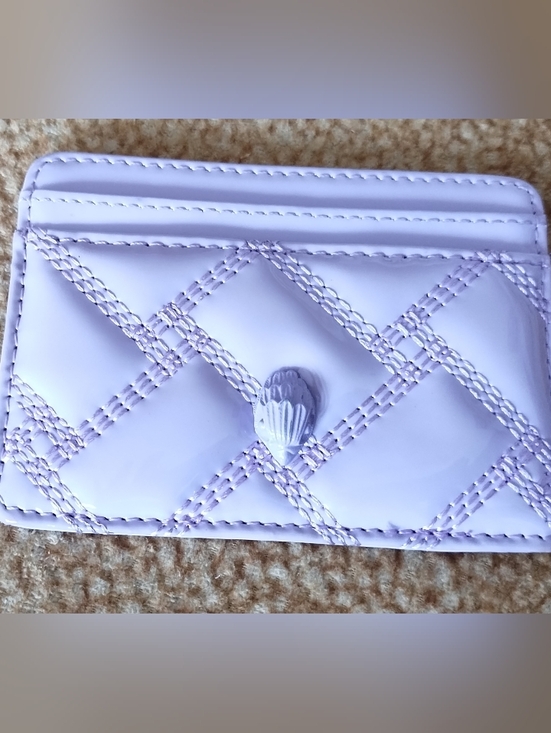 Kurt Geiger Accessories - Kurt Geiger Lavender Quilted Cardholder